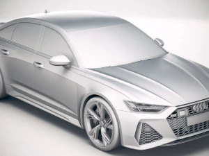 Audi RS6 Sedan 2020 3D Model