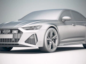 Audi RS6 Sedan 2020 3D Model