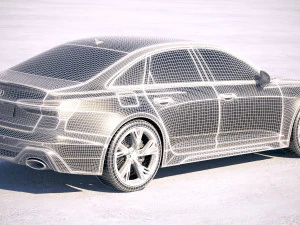Audi RS6 Sedan 2020 3D Model
