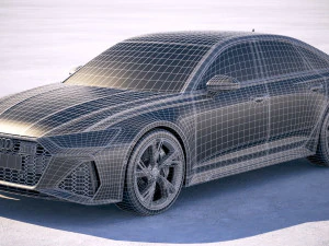 Audi RS6 Sedan 2020 3D Model