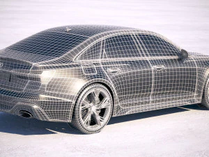 Audi RS6 Sedan 2020 3D Model