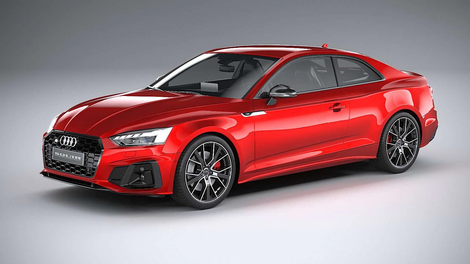 Audi S5 Coupe 2020 Coronarender 3D Model .c4d .max .obj .3ds .fbx .stl .blend 