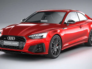 Audi S5 Coupe 2020 Coronarender 3D Model