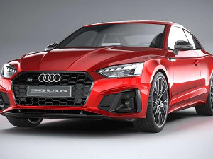 Audi S5 Coupe 2020 Coronarender 3D Model