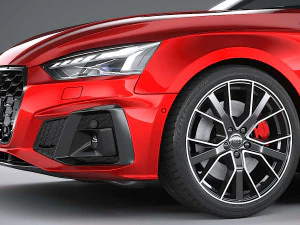 Audi S5 Coupe 2020 Coronarender 3D Model