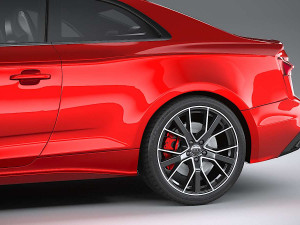Audi S5 Coupe 2020 Coronarender 3D Model