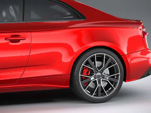 Audi S5 Coupe 2020 Coronarender 3D Model