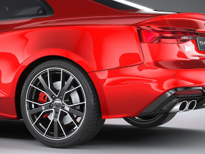 Audi S5 Coupe 2020 Coronarender 3D Model