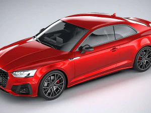 Audi S5 Coupe 2020 Coronarender 3D Model