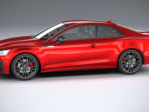 Audi S5 Coupe 2020 Coronarender 3D Model