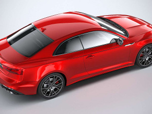 Audi S5 Coupe 2020 Coronarender 3D Model