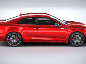 Audi S5 Coupe 2020 Coronarender 3D Model