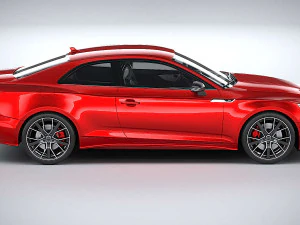 Audi S5 Coupe 2020 Coronarender 3D Model
