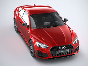 Audi S5 Coupe 2020 Coronarender 3D Model