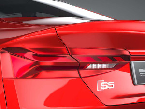 Audi S5 Coupe 2020 Coronarender 3D Model