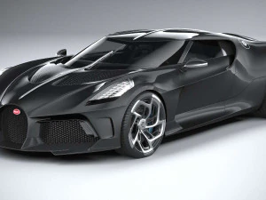 Bugatti La Voiture Noire 2019 Coronarender 3D Model