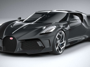 Bugatti La Voiture Noire 2019 Coronarender Model 3D