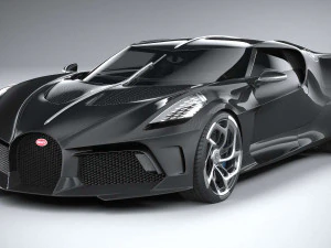 Bugatti La Voiture Noire 2019 Coronarender 3D Model