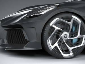 Bugatti La Voiture Noire 2019 Coronarender Model 3D