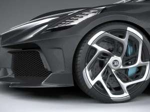 Bugatti La Voiture Noire 2019 Coronarender 3D Model