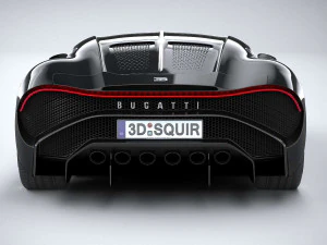 Bugatti La Voiture Noire 2019 Coronarender 3D Model