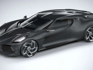 Bugatti La Voiture Noire 2019 Coronarender 3D Model