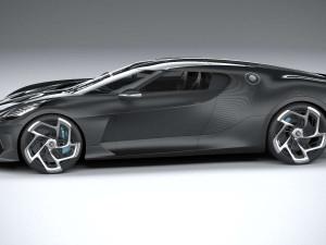 Bugatti La Voiture Noire 2019 Coronarender Model 3D