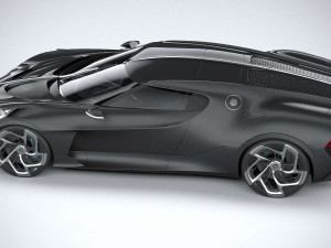 Bugatti La Voiture Noire 2019 Coronarender Model 3D
