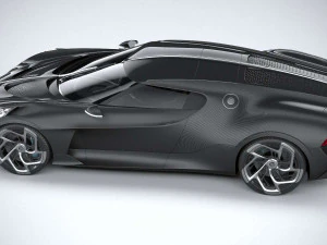 Bugatti La Voiture Noire 2019 Coronarender 3D Model