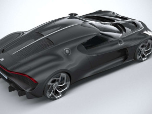 Bugatti La Voiture Noire 2019 Coronarender Model 3D