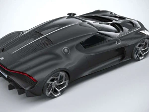 Bugatti La Voiture Noire 2019 Coronarender 3D Model