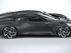 Bugatti La Voiture Noire 2019 Coronarender 3D Model