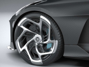 Bugatti La Voiture Noire 2019 Coronarender Model 3D