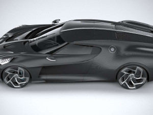 Bugatti La Voiture Noire 2019 Coronarender Model 3D