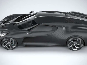 Bugatti La Voiture Noire 2019 Coronarender 3D Model