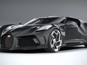 Bugatti La Voiture Noire 2019 Coronarender Model 3D