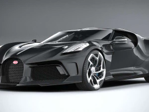 Bugatti La Voiture Noire 2019 Coronarender 3D Model