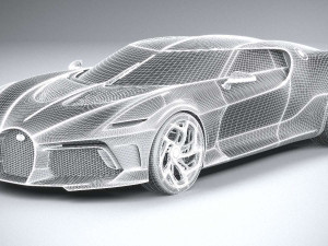 Bugatti La Voiture Noire 2019 Coronarender Model 3D