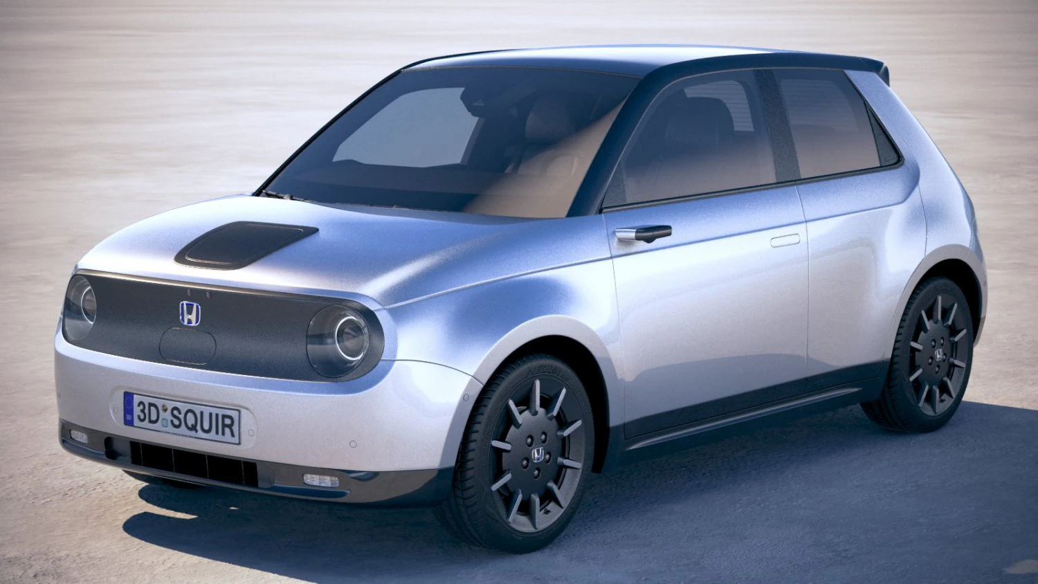 Honda E 2021 3D Model .c4d .max .obj .3ds .fbx .stl .blend 