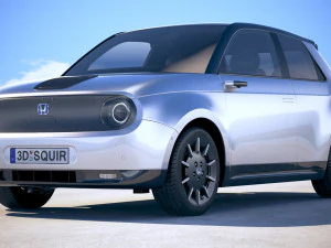 Honda E 2021 3D Model