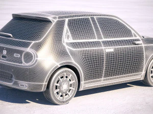 Honda E 2021 3D Model