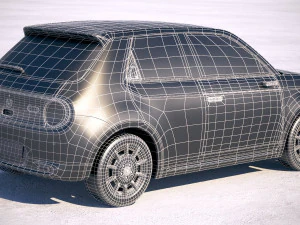 Honda E 2021 3D Model