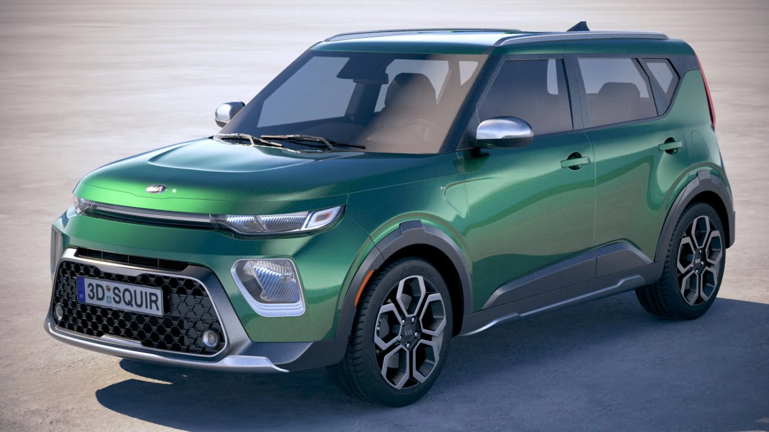 Kia Soul EX 2020 3D Model .c4d .max .obj .3ds .fbx .stl .blend 