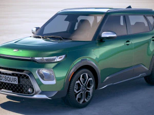 Kia Soul EX 2020 3D Model