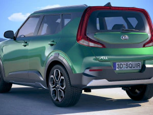 Kia Soul EX 2020 3D Model
