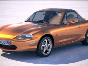 Mazda MX-5 1999 3D 모델