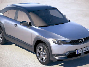 Mazda MX-30 2021 vray 3D Model