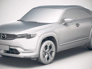 Mazda MX-30 2021 vray 3D Model