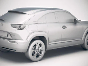 Mazda MX-30 2021 vray 3D Model
