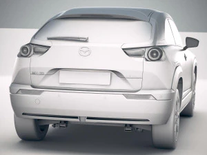 Mazda MX-30 2021 vray 3D Model